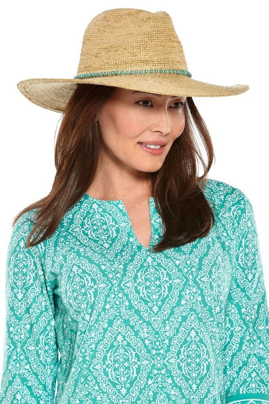 coolibar wide brim sun hat