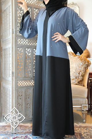 best blue and black abaya in dubai