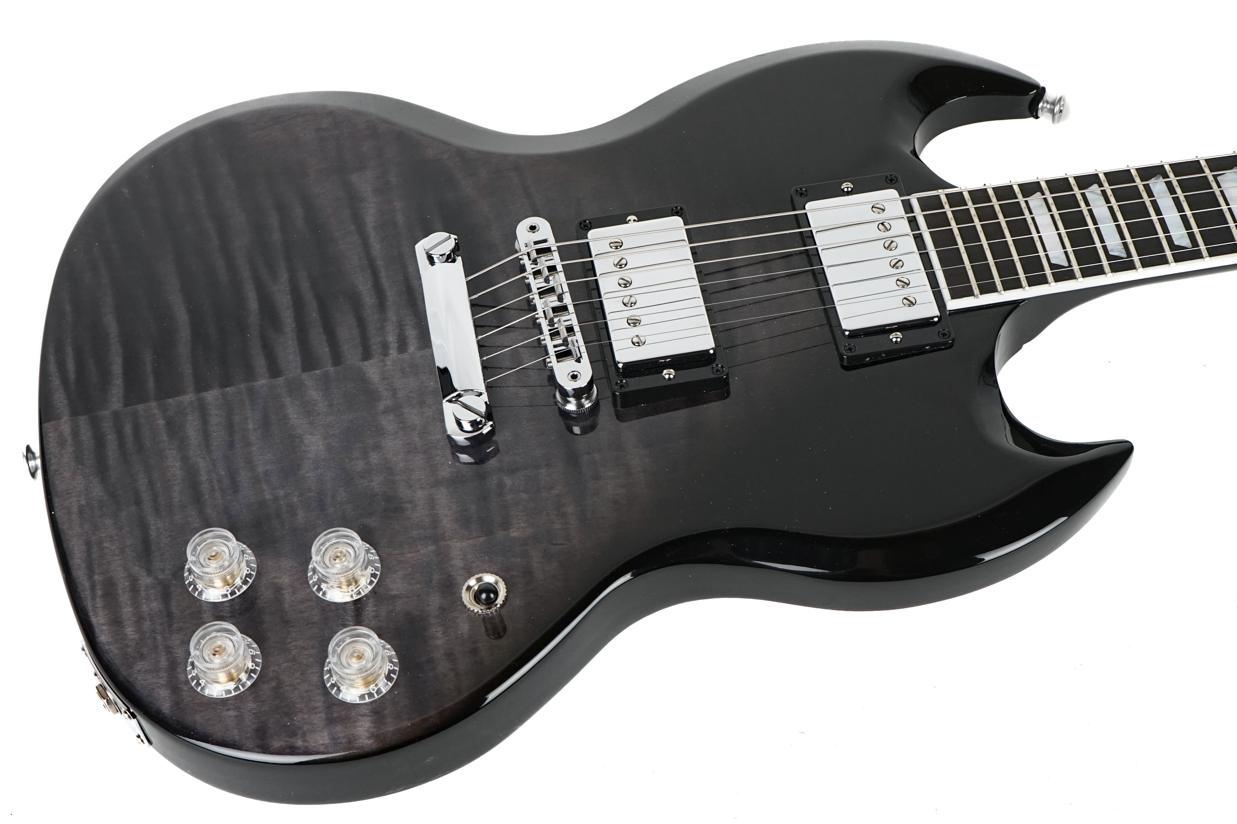 2024 Gibson SG Modern Transparent Black Fade image 6