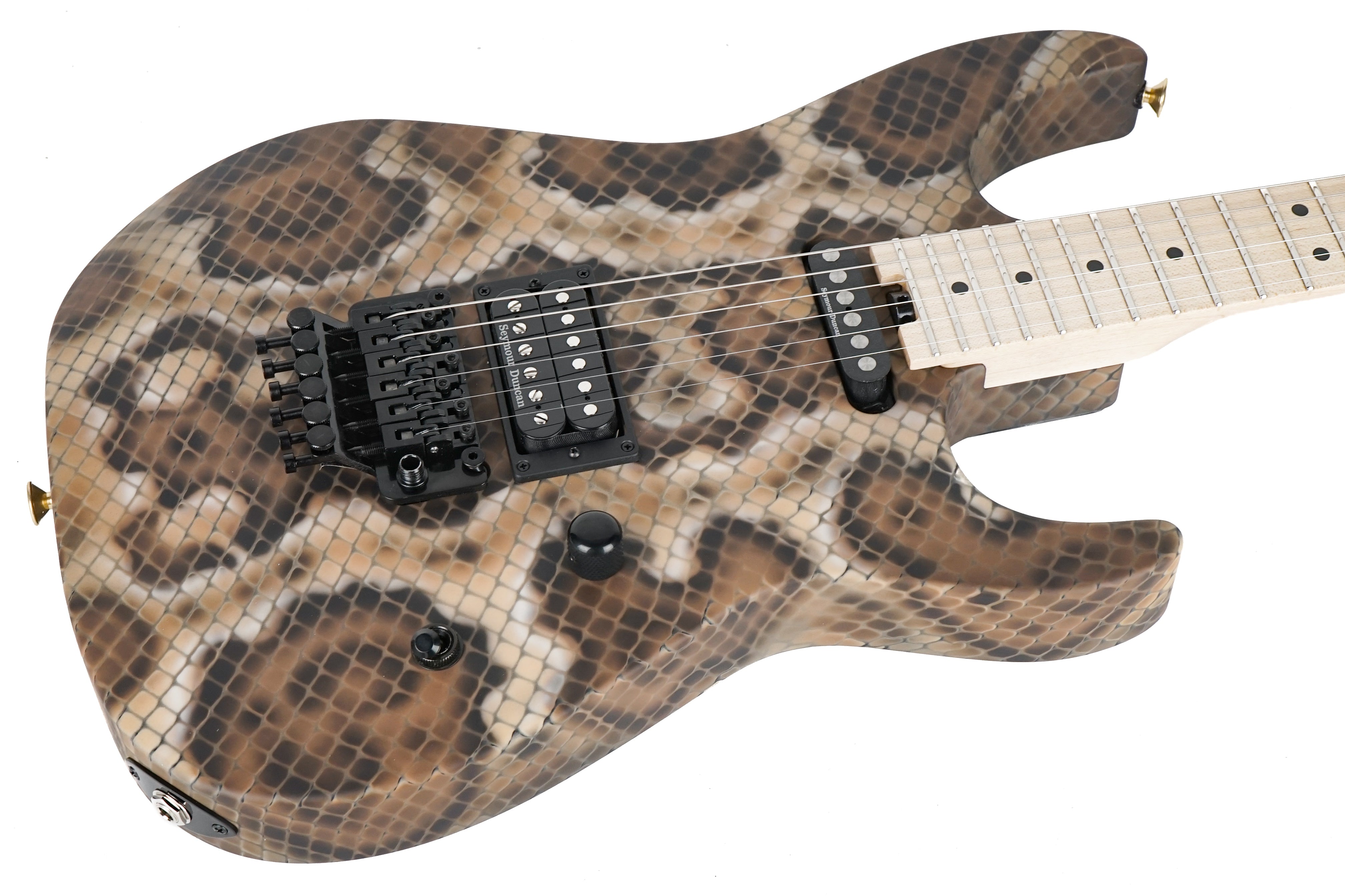 New Charvel Custom Shop Warren Demartini USA Signature Snakeskin image 6