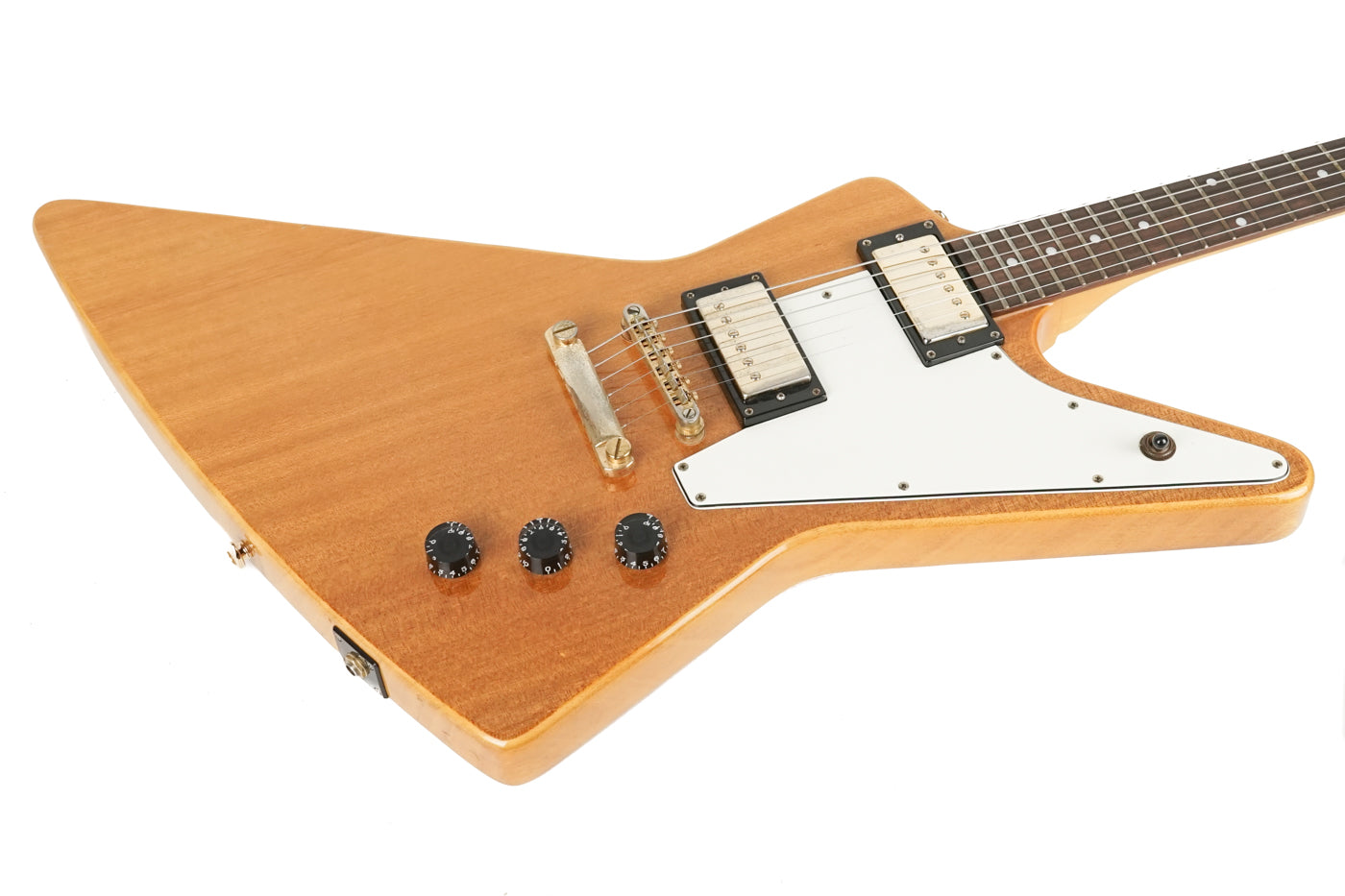 Thunder Road Guitars - 2001 Epiphone Korina Explorer Natural