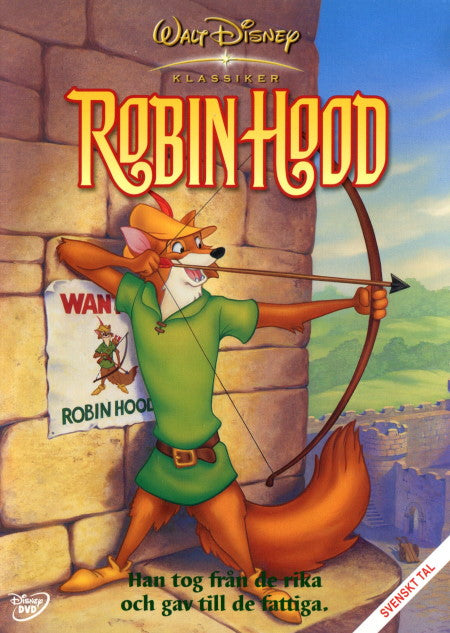 DVD - Disney Klassiker 21: Robin Hood (Originalutgåva) (Beg)