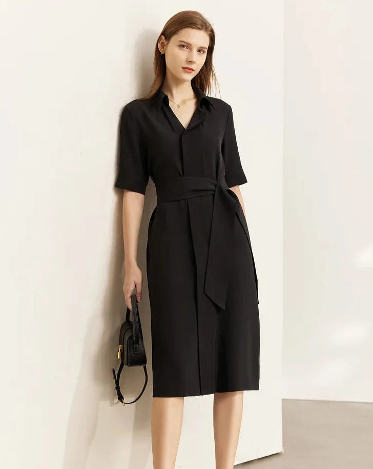 Minimalism Elegant Midi Dress