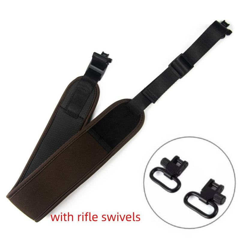 Rifle Sling Waterproof Shoulder Strap Hunting Accessories Soft Padded Shotgun Belt