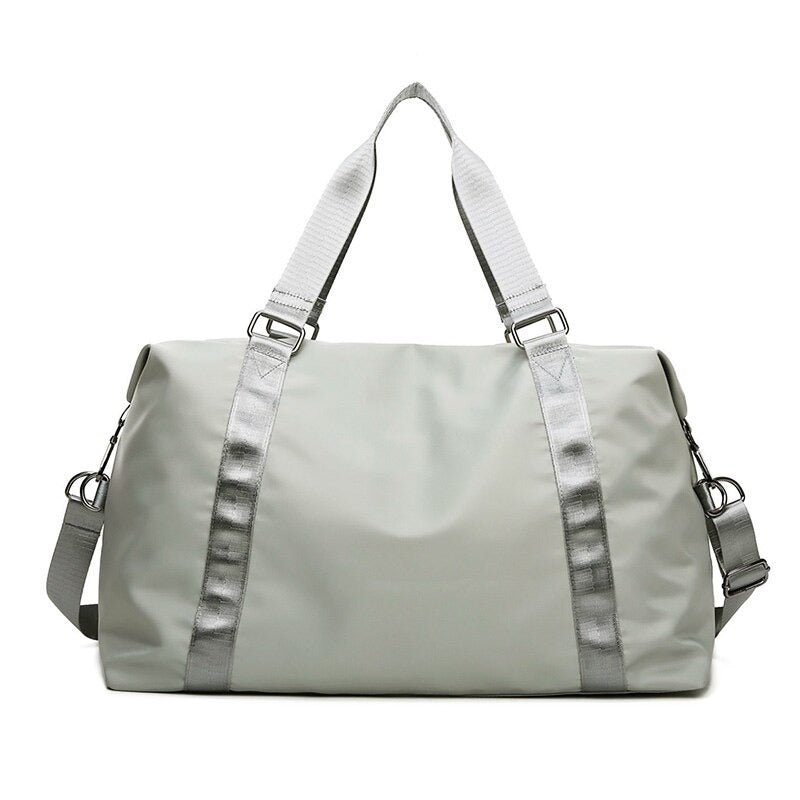 Fashion Large Travel Bag Women Cabin Tote Handbag Nylon Waterproof