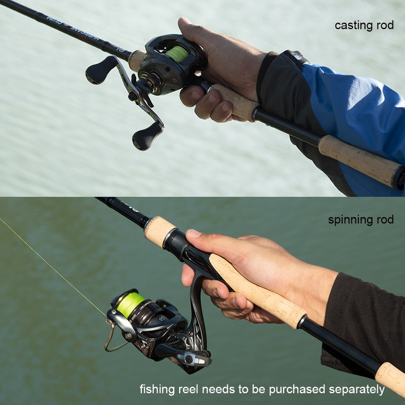 Casting Spinning Fishing Rod Fuji Or TS Guide Baitcasting Travel