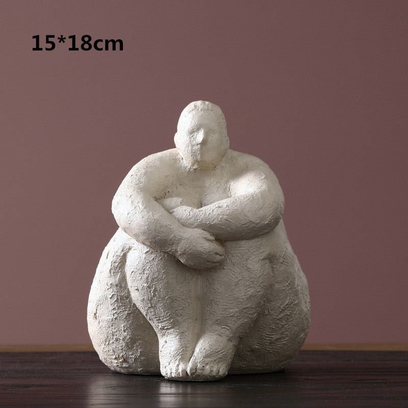 Modern Character Figurines for Interior Decorative