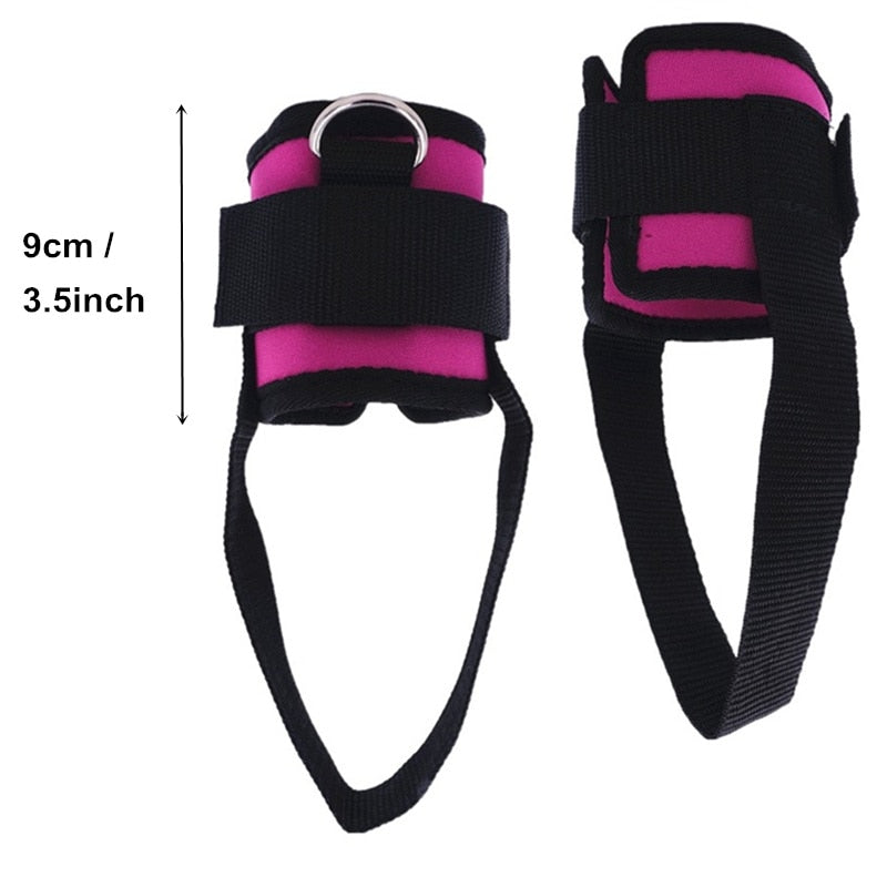 Pair Fitness Exercise Resistance Band Ankle Straps