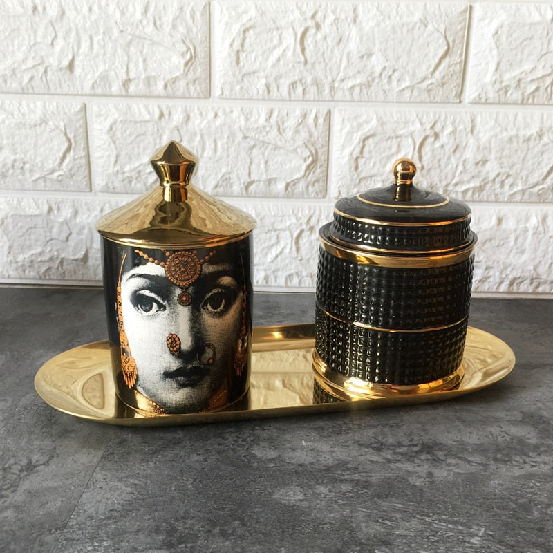 Candle Holder Diy Handmade Candles Jar Retro