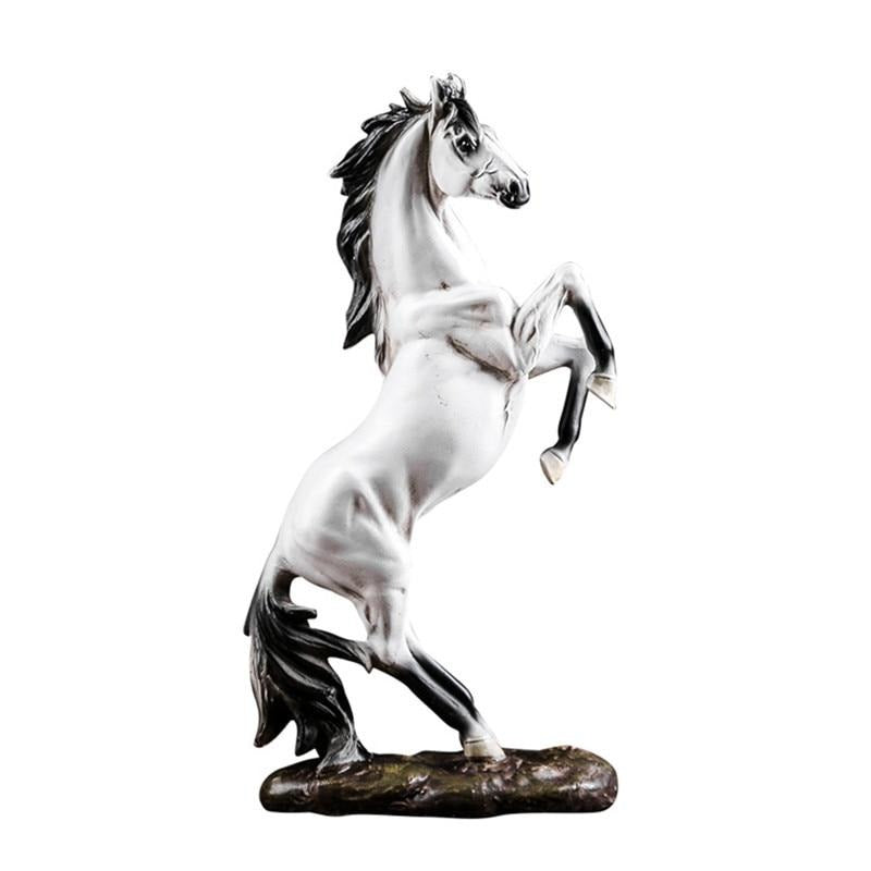 Resin Horse Statue Morden Art Animal Figurines