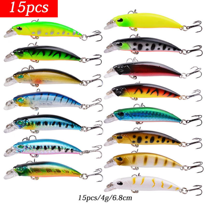 Fishing Lure Set Fishing Hard Bait Mini Minnow Floating Swing Crankbait Crazy Wobblers Artificial Bionic Crank Lures