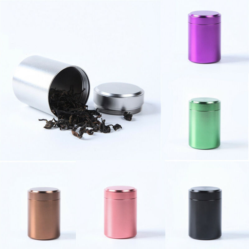 Stash Jar Airtight Smell Proof Aluminum Herb Container Bottle Multipurpose Storage Containers