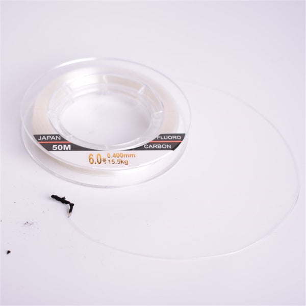 Full Sink Fluorocarbon Fishing Line 50m 100m 100% Monofilament Carp Fishing Lines