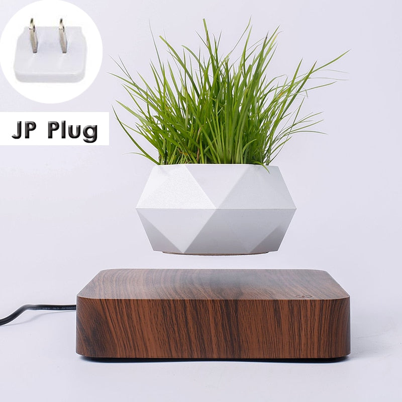 Levitating Air Bonsai Pot Rotation Planters Magnetic Levitation Suspension Flower Floating Pot