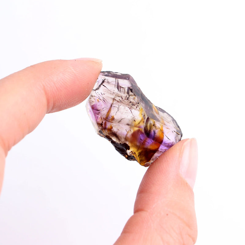 Raw Natural Purple Super Seven Quartz Skeletal Mini Stone Amethyst Crystal