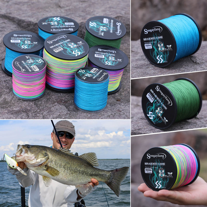 PE Fishing Line Raid Fishing Line 300M 500M 1000M Multifilament Fishing Wire Carp Fishing Line