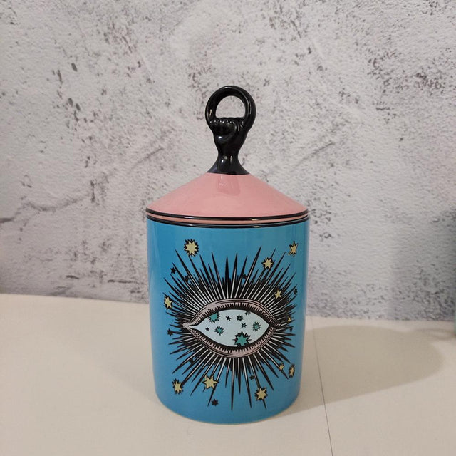 Big Eye Jar Starry Sky Incense Candle Holder