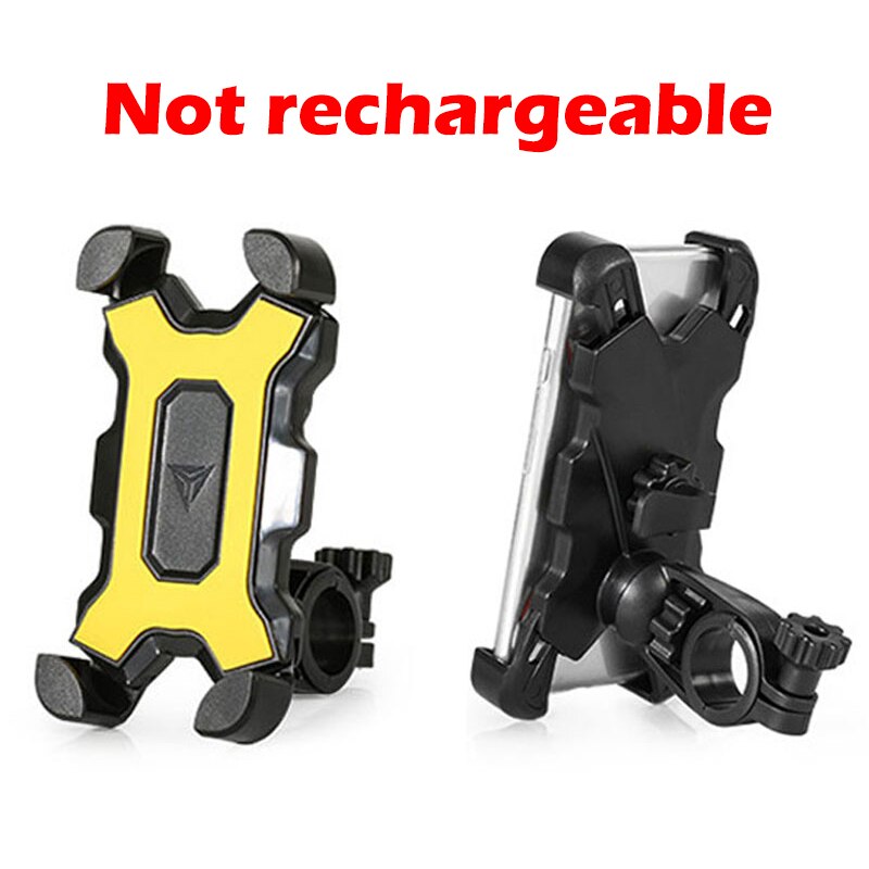 Bicycle Mobile Phone Holder Handlebar Mount Stand USB Charger Bike Motorcycle Cellphone Clip Bracket For iPhone Samsung Huawei
