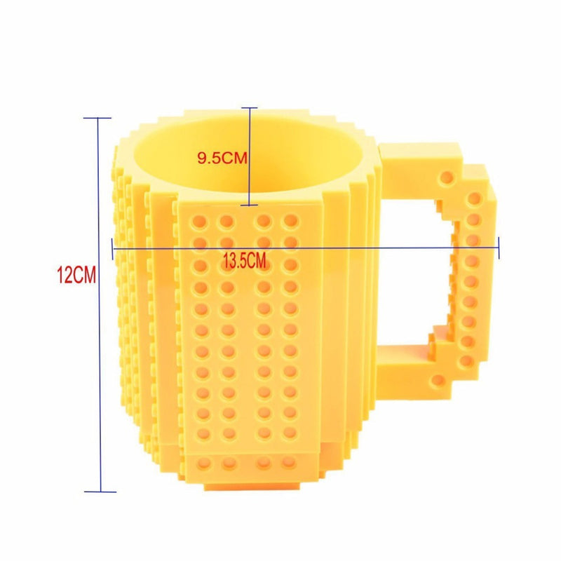 Creative Build-on Brick Mug Cups