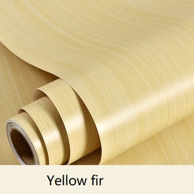 Waterproof Wood Vinyl Wallpaper Roll Self Adhesive Contact Paper Doors