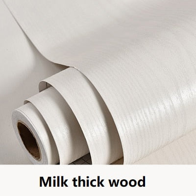 Waterproof Wood Vinyl Wallpaper Roll Self Adhesive Contact Paper Doors