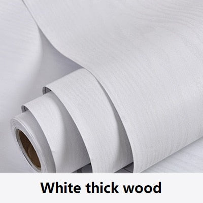 Waterproof Wood Vinyl Wallpaper Roll Self Adhesive Contact Paper Doors