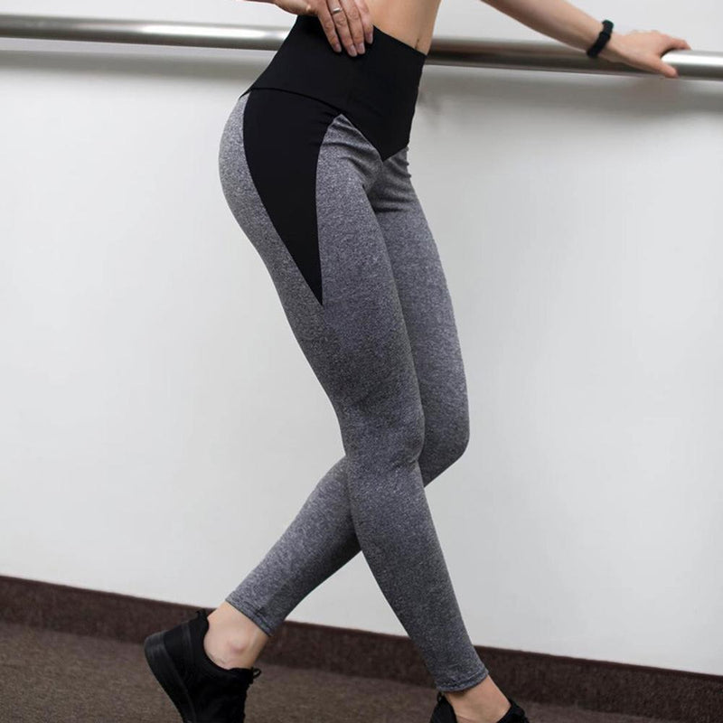 Sportswear Outdoor Polyester Elastic Force Skinny Ladies Leggings Workout Breathable