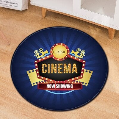 Round Shape Carpet Bohemian Style Living Room Bedroom Carpets Yoga Mat