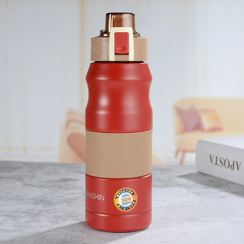 Double Stainless Steel Sport Vacuum Flask Portable Outdoor Climbing Thermal Bottle