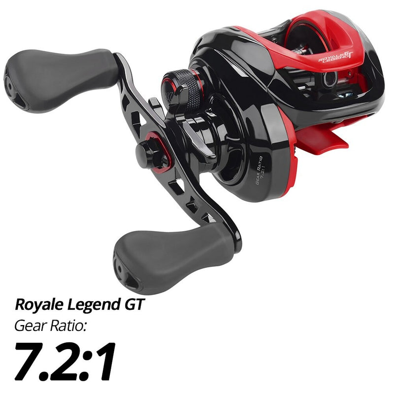 GT Baitcasting Reel 7.2:1 5.4:1 Gear Ratio Reel Freshwater Aluminum Spool 8 KG