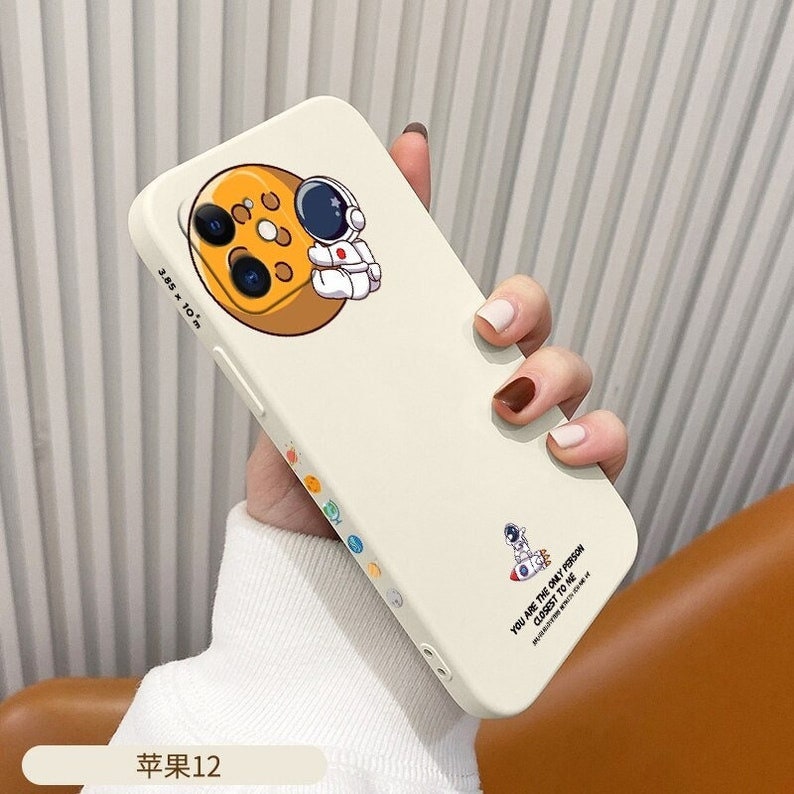 Cute Pattern iPhone Case Cover - Liquid Silicone Cover - Phone Case For iPhone 12 Pro Max 11 X XS XR XSMAX SE2021 8 8Plus 7 7Plus 6 6S Plus