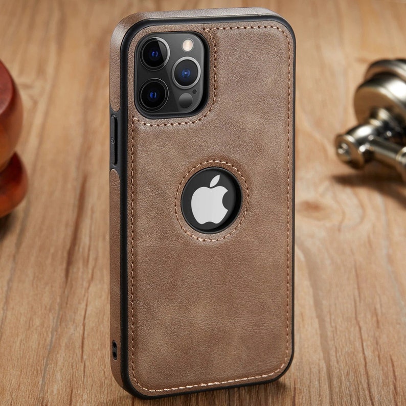 Classic PU Leather Phone Case For iPhone 13 Pro 11 12 Pro Max XR XS Max X 7 Plus 13 Pro Max - Leather Phone Case - iPhone Back Case