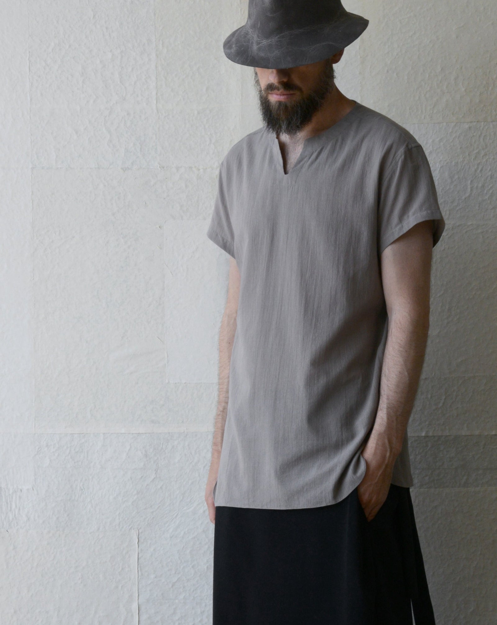 TEA SHIRT S/S • Nero - EŸN VAS