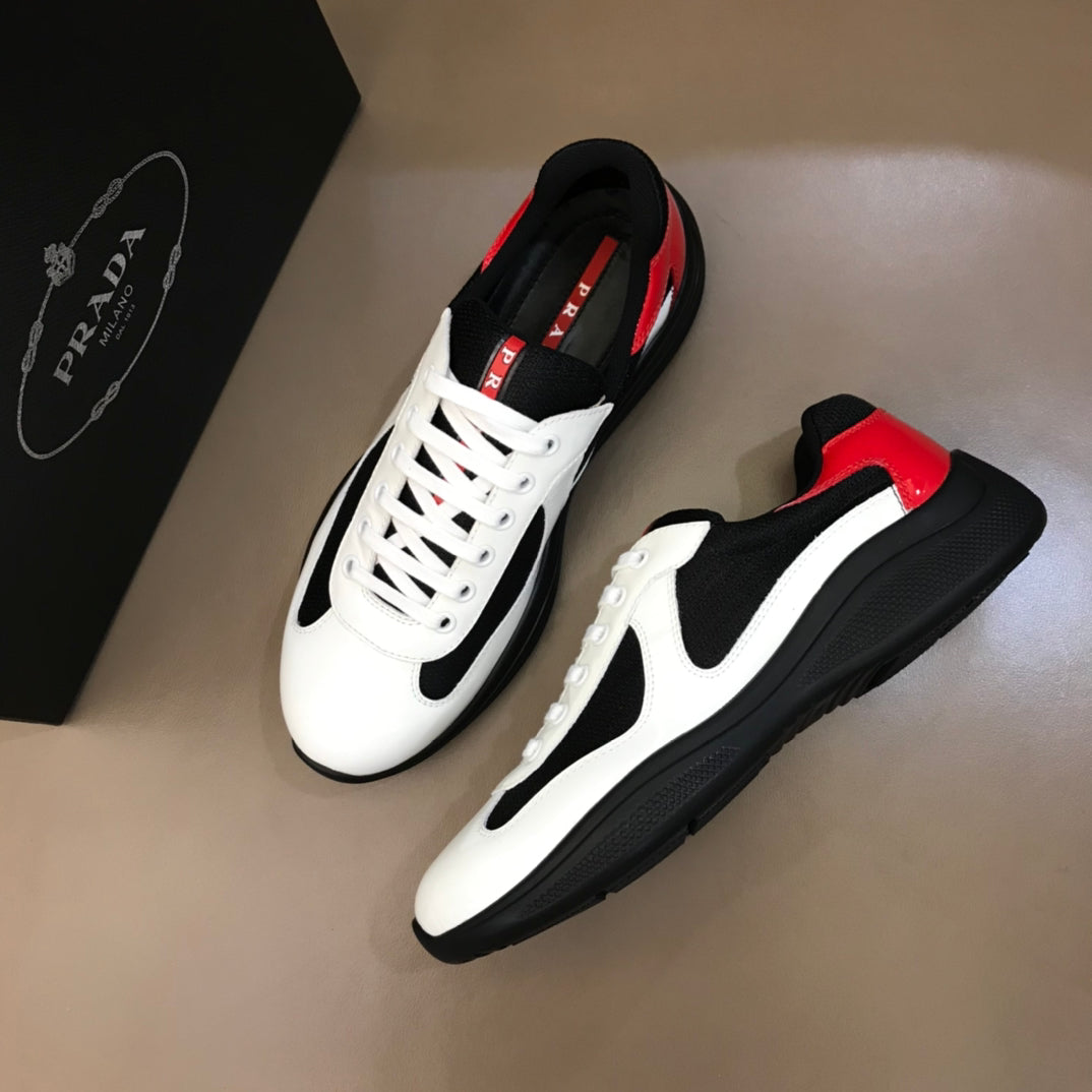 Prada 2022 NEW ARRIVALS Men's Fashion Low Top Sneakers Shoes