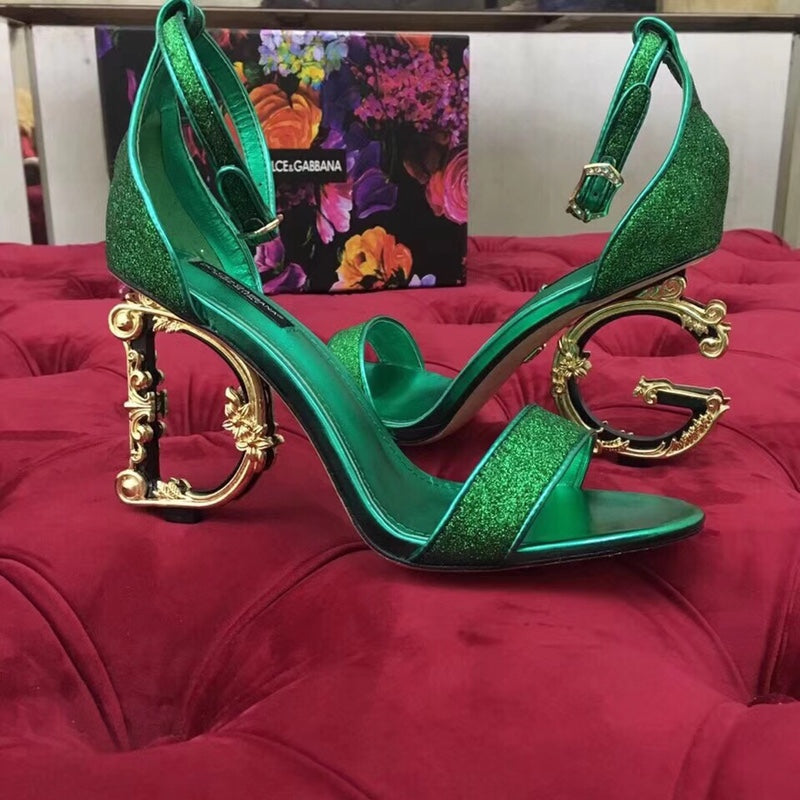 D&G DOLCE & GABBANA 2021 NEW ARRIVALS Women's Fashion High-heeled Sandals Shoes