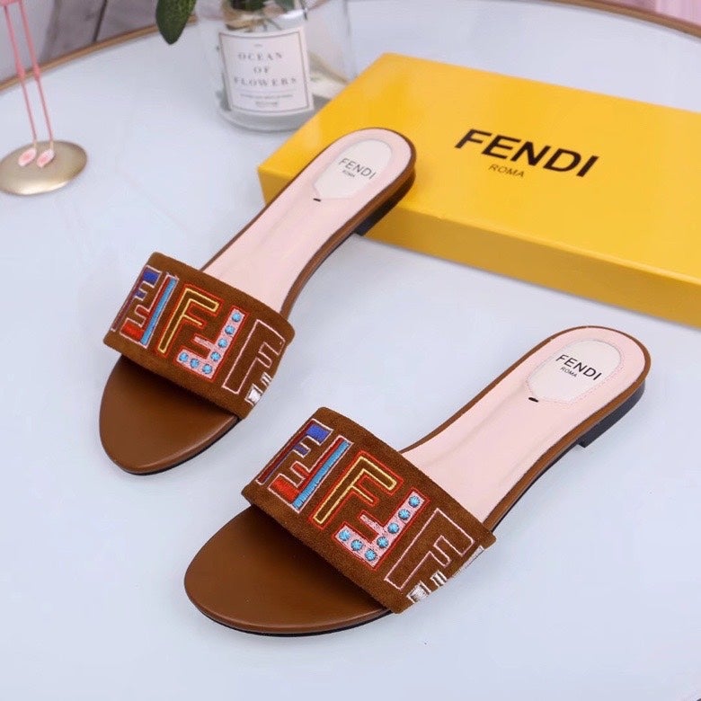 Fendi Women's 2021 NEW ARRIVALS Slippers Sandals Shoes