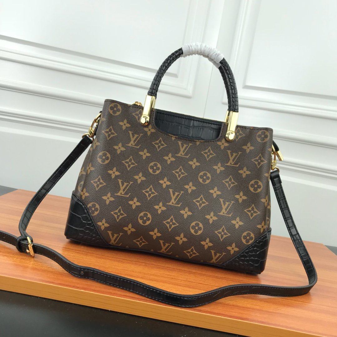 LV Louis Vuitton WOMEN'S MONOGRAM CANVAS HANDBAG SHOULDER BA