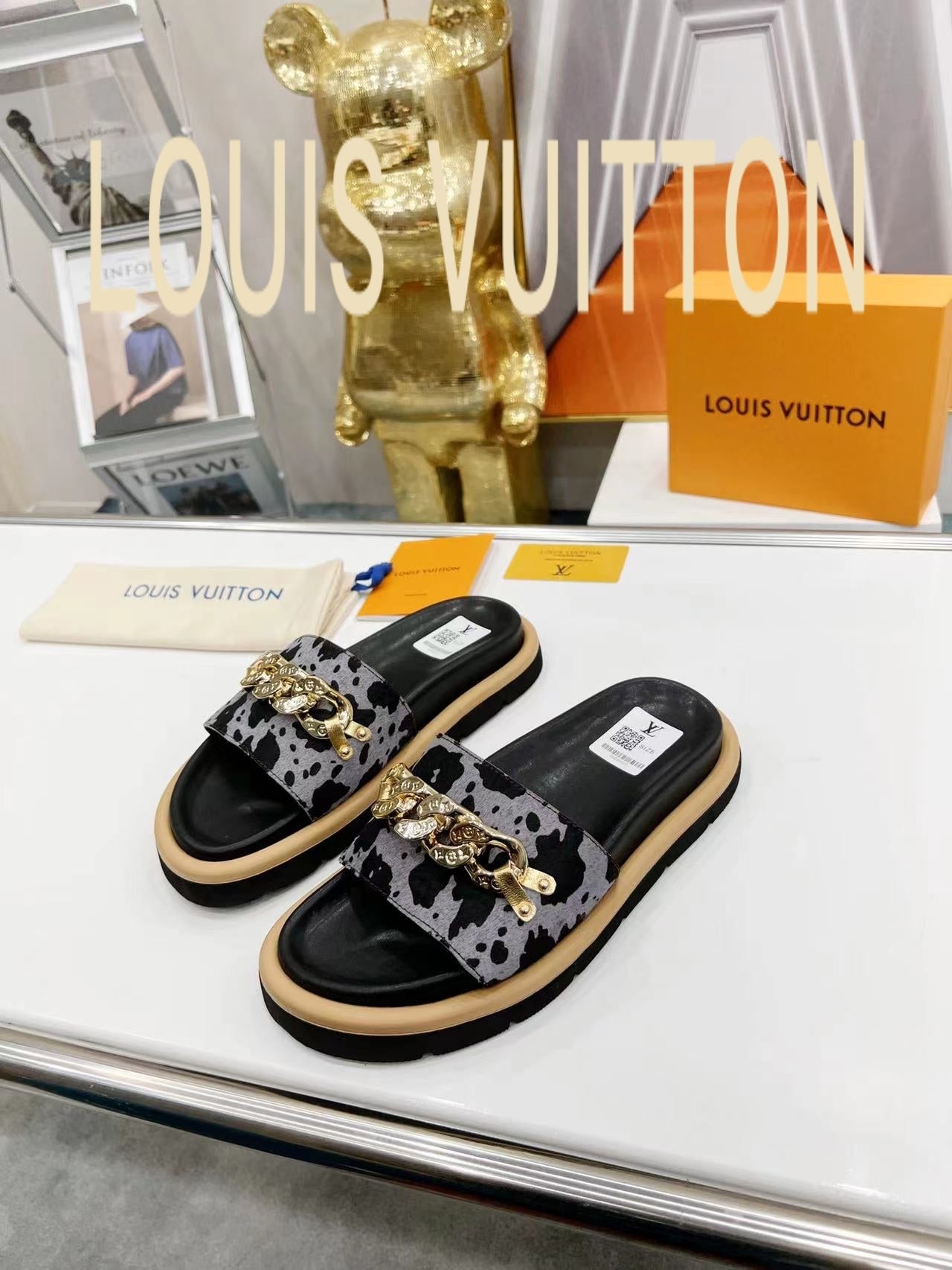 LV Louis Vuitton Women's 2022 NEW ARRIVALS SUNSET COMFORT Slippers Sandals Shoes