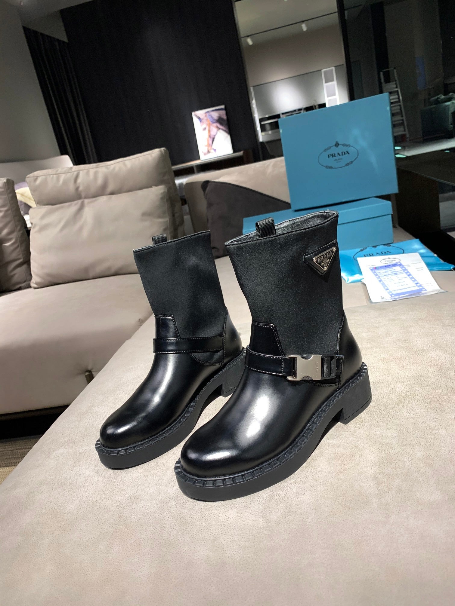 Prada 2022 NEW ARRIVALS Women's Fashion Boots Shoes