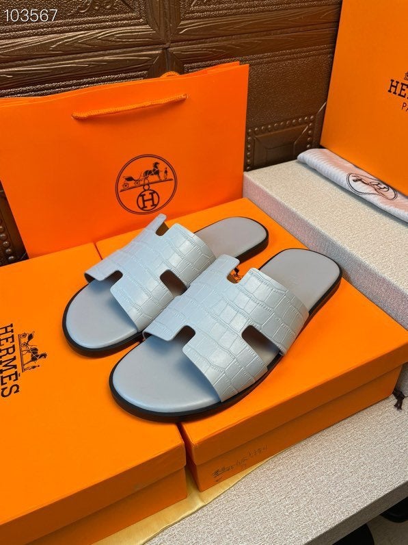 Hermes Men's 2021 NEW ARRIVALS Slippers Sandals Shoes