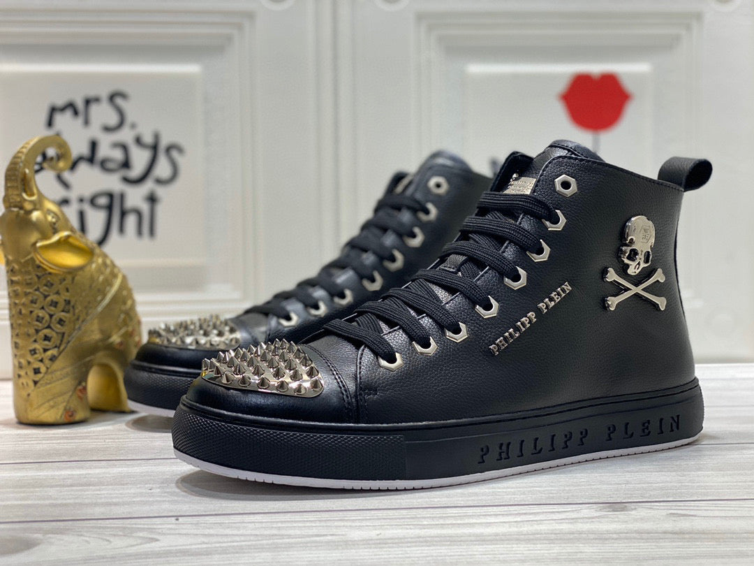 PP PHILIPP PLEIN Men's 2022 NEW ARRIVALS High Top Sneakers Shoes