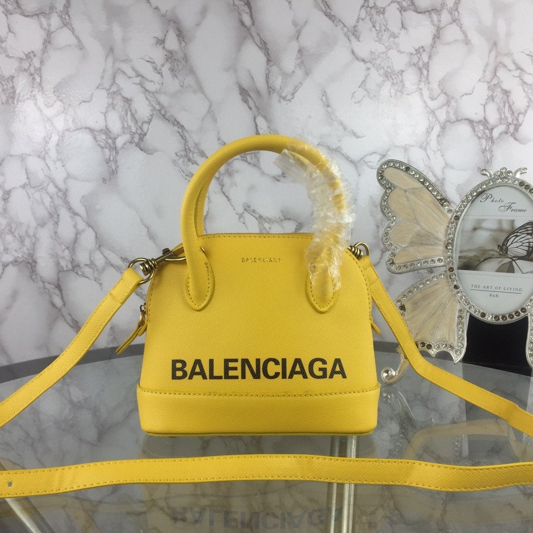 BALENCIAGA WOMEN'S LEATHER HANDBAG INCLINED SHOULDER BAG