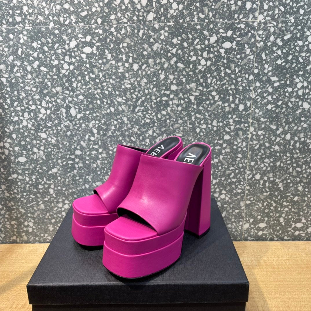 Versace 2022 NEW ARRIVALS Women's High-heeled Slippers Sanda