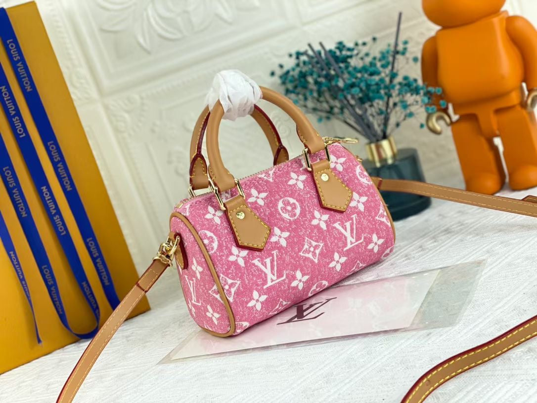 Louis Vuitton Nano Speedy Pink