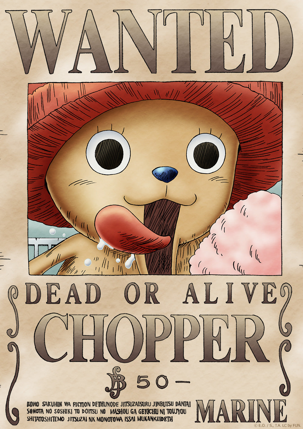 one-piece-wanted-dead-or-alive-poster-chopper-official-licensed