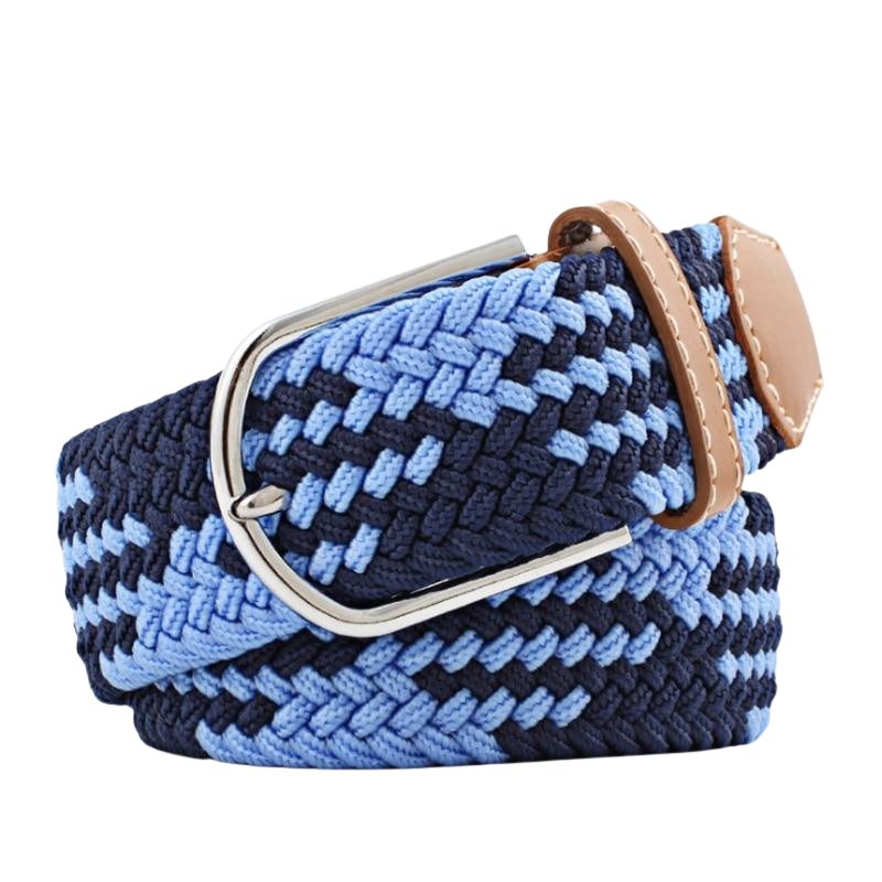 Giuseppe Braided Argyle Elastic Belt | Gentleman Rules