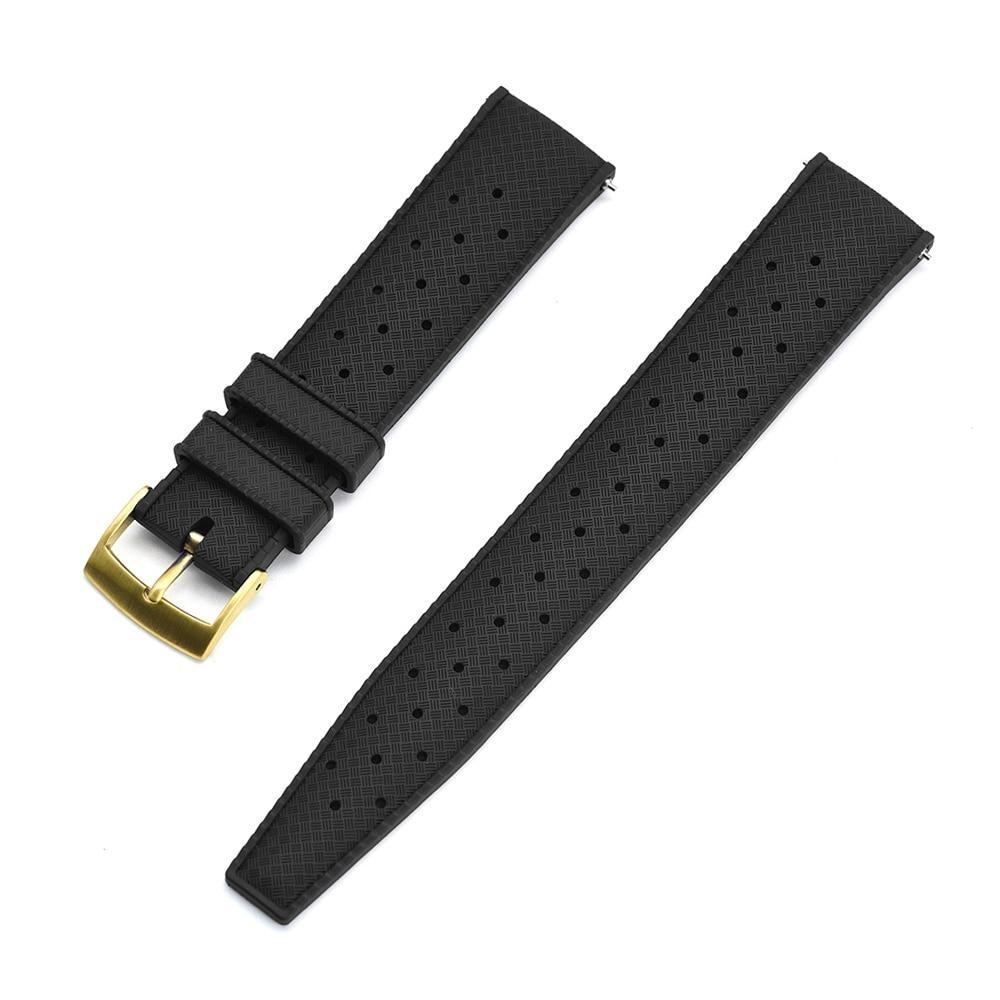 Hans Tropic Rubber Watch Strap With Tang Buckle | Gentleman Rules