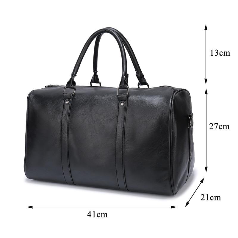 Lewis Minimalist Leather Duffel Bag | Gentleman Rules