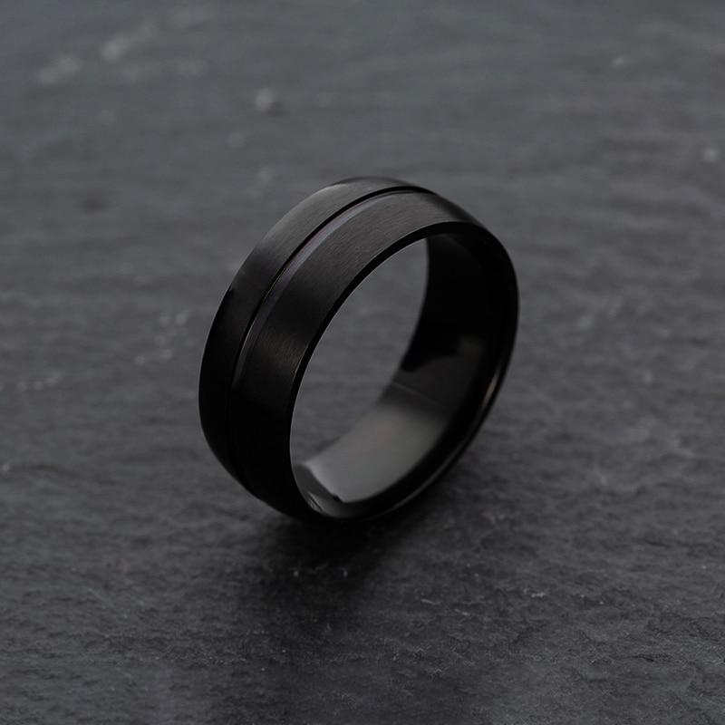 Matte Black Stainless Steel Ring | Gentleman Rules