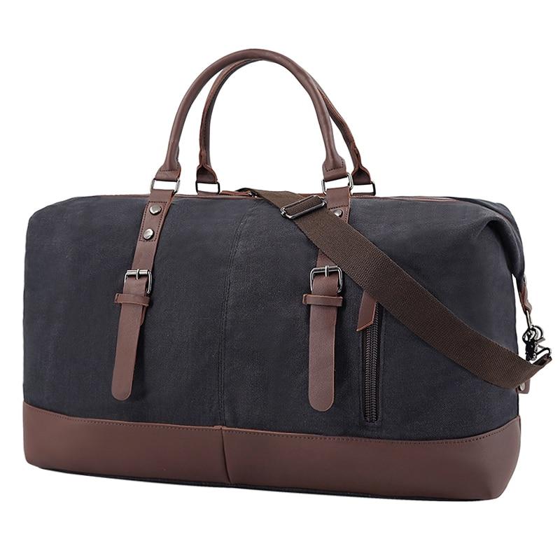 Paul Large Canvas Weekender Duffel Bag | Gentleman Rules